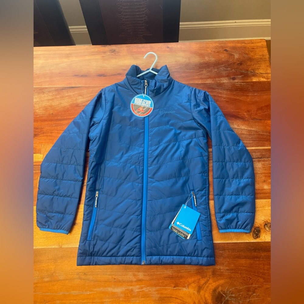 Columbia Mighty Lite Blue Puffer Jacket